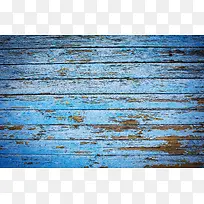 复古蓝色油漆木板背景