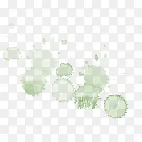 绿色创意高清喷溅的油漆