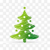 绿色圣诞树透明图标