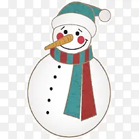卡通雪人