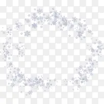 冬季雪花素材