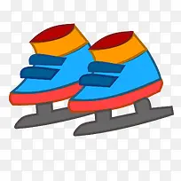 一双滑冰鞋