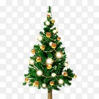 圣诞树彩球圣诞树彩灯圣诞树
