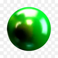 绿色彩球免抠图矢量