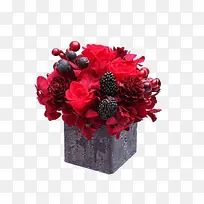 红色玫瑰桌花图片素材