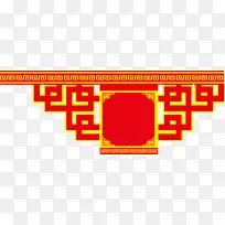 红色古典中国风创意边框