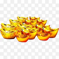 金色元宝元旦舞台