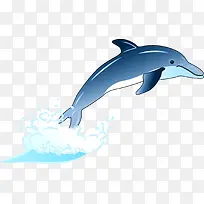 卡通海报动物鲸鱼