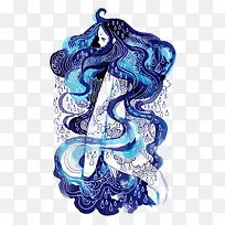 矢量雨女