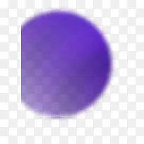 紫色朦胧模糊气球