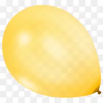 黄色卡通气球装饰可爱
