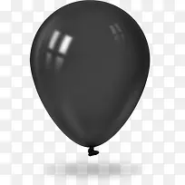 黑色气球装饰