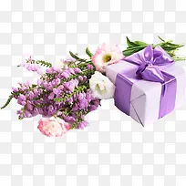 紫粉花礼盒
