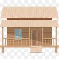 卡通别墅小木屋