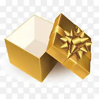 金色礼盒元素