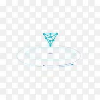 创意科技三角连点形状