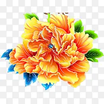 涂鸦植物花瓣设计花朵