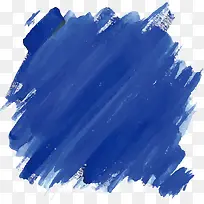蓝色水彩笔刷