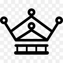 皇室皇冠双顶图标