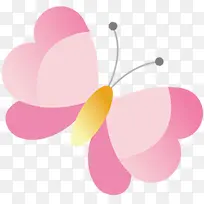 粉色卡通可爱蝴蝶