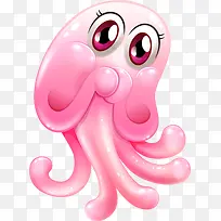 粉色章鱼