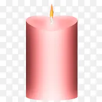 粉色蜡烛