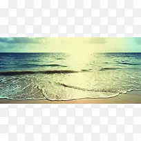 天空大海背景