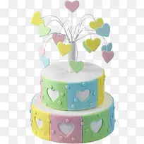 心形唯美生日蛋糕