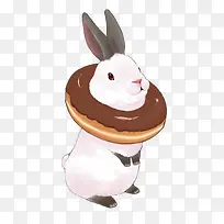 甜甜圈兔子