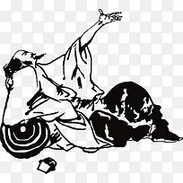 古代镂空人物