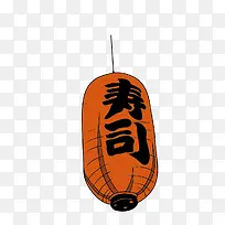 手绘日本文化灯笼