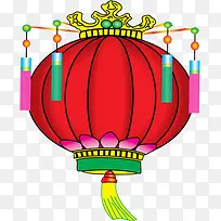 中秋节国庆手绘灯笼