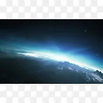 科幻科技感蓝色光效