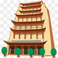 手绘建筑