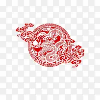 中国风花纹装饰图案