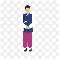 扁平化韩国人物