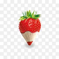 创意草莓铅笔