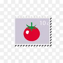 红色番茄邮票