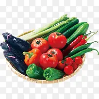 新鲜蔬菜番茄芹菜青红椒