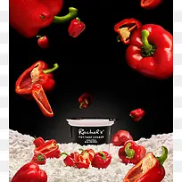 红色番茄海报设计