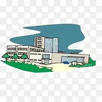 手绘城市