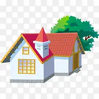 矢量房屋建筑
