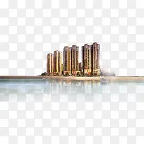 楼盘建筑风景画