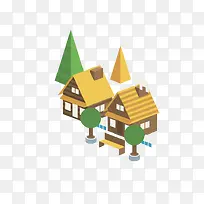 矢量房屋建筑