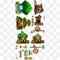 游戏房屋建筑