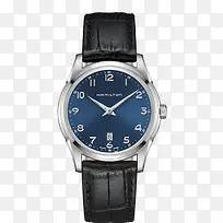 蓝色汉米尔顿腕表手表机械男表