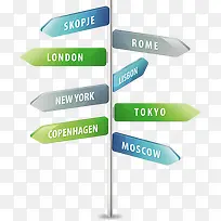 旅行旅游工具图标下载