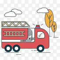 卡通救护车