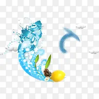 海浪和柠檬