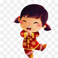 小福娃拜年了中国风